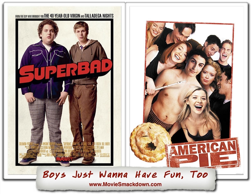 superbad movie drawings. Superbad -vs- American Pie