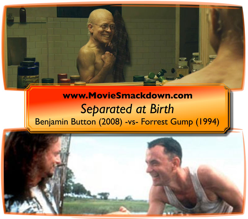The Curious Case of Benjamin Button -vs- Forrest Gump