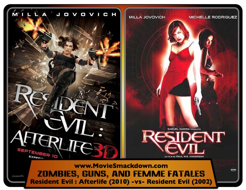 Resident Evil: Afterlife -vs- Resident Evil