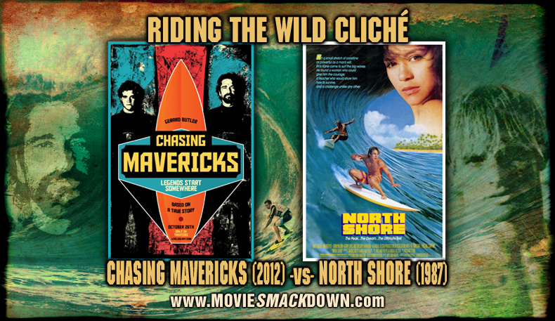 Chasing Mavericks (2012) vs North Shore (1987) Big Wave Surfing